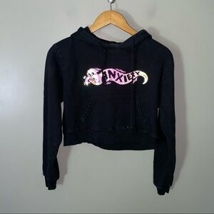 John Galt “Anxiety” Ghost Cropped  Hoodie